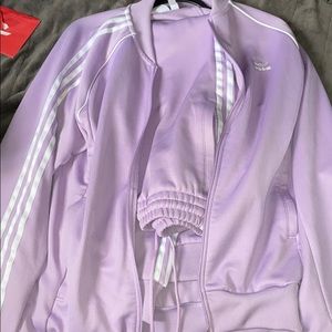 Lavender Adidas Tracksuit